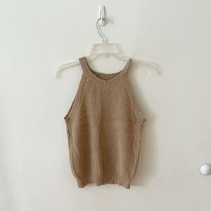 Lulus taupe sweater tank